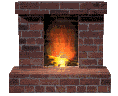 Fireplace gif.